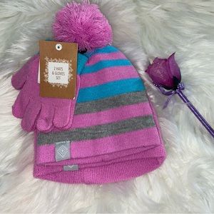 TODDLER BEANIE & GLOVES SET OF 3 🧤💕